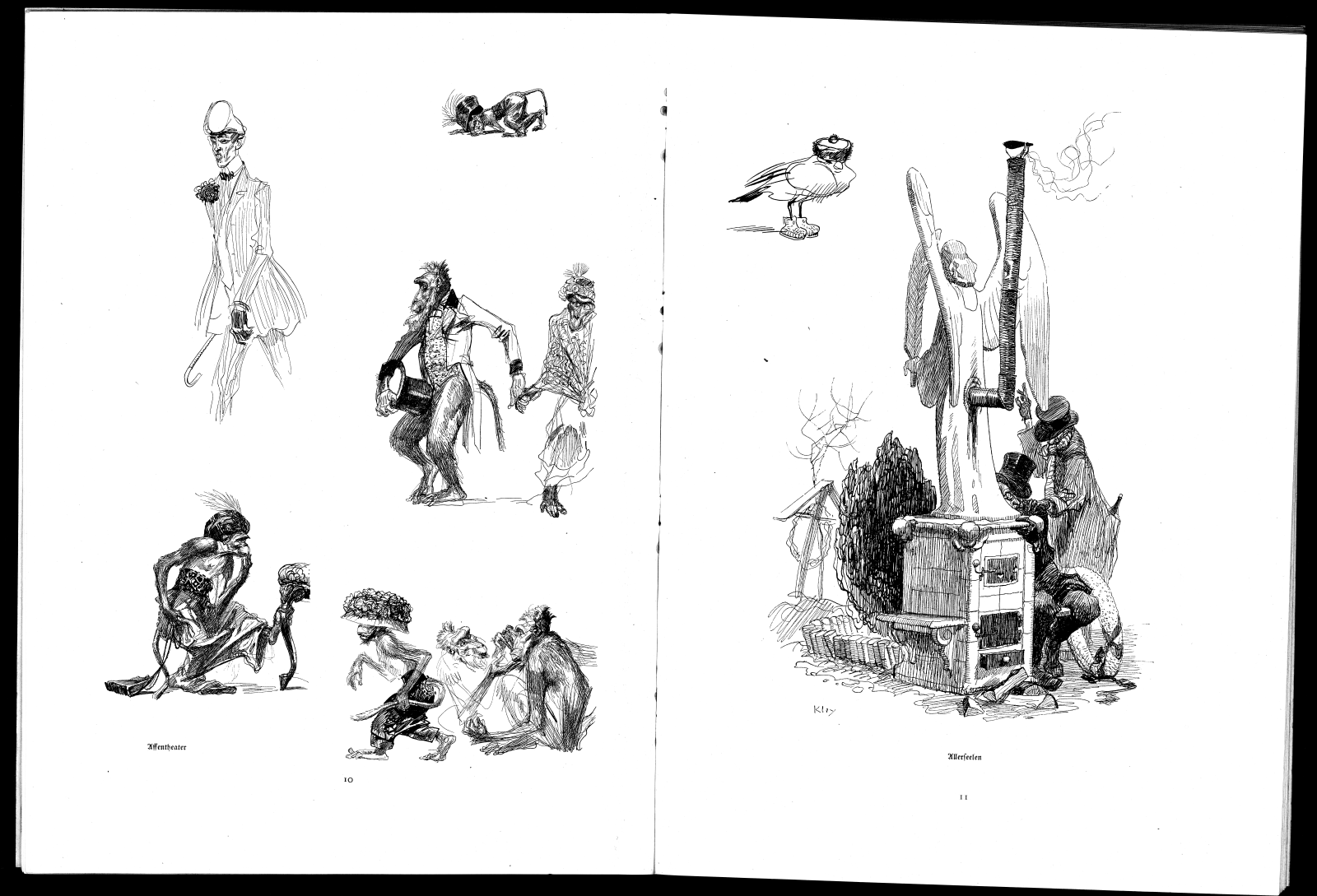 Heinrich Kley Leut Und Viecher Pages 10-11