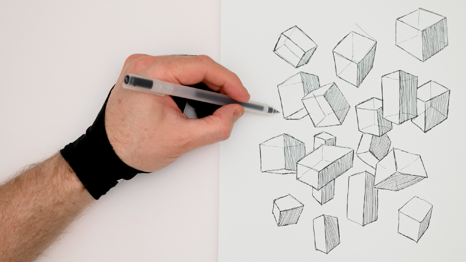 Slide image for How To Draw Boxes - ASMR Pen Drawing, No Talking