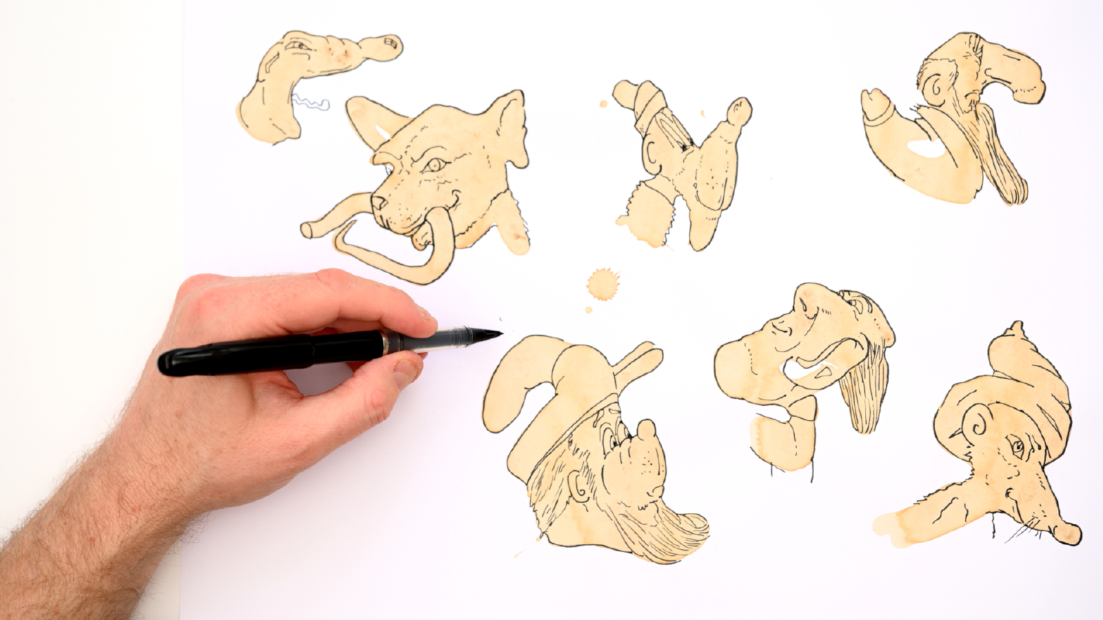 Slide image for the Draw With Coffee Stains Demonstration