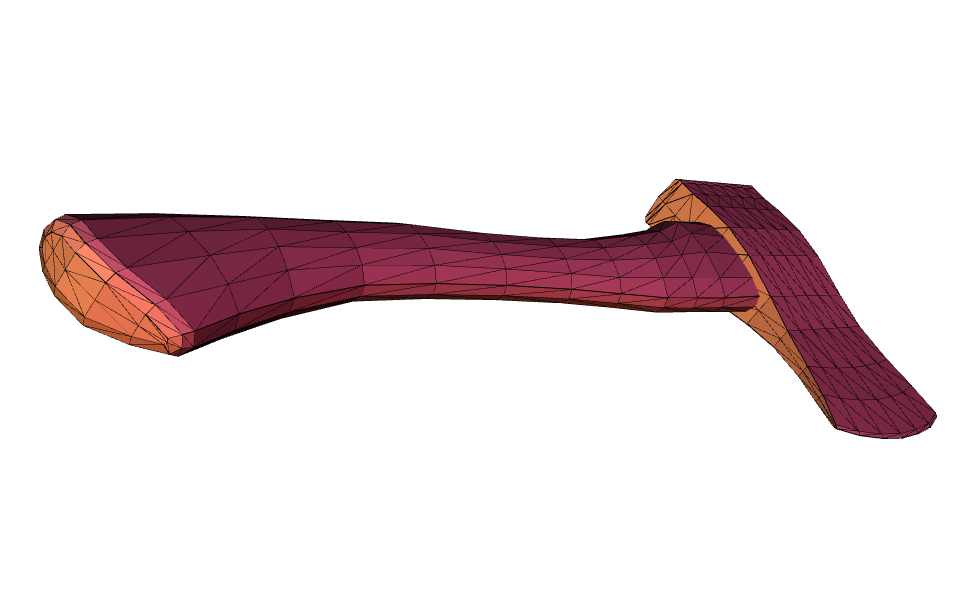 3D Model of an Axe For Drawing Reference
