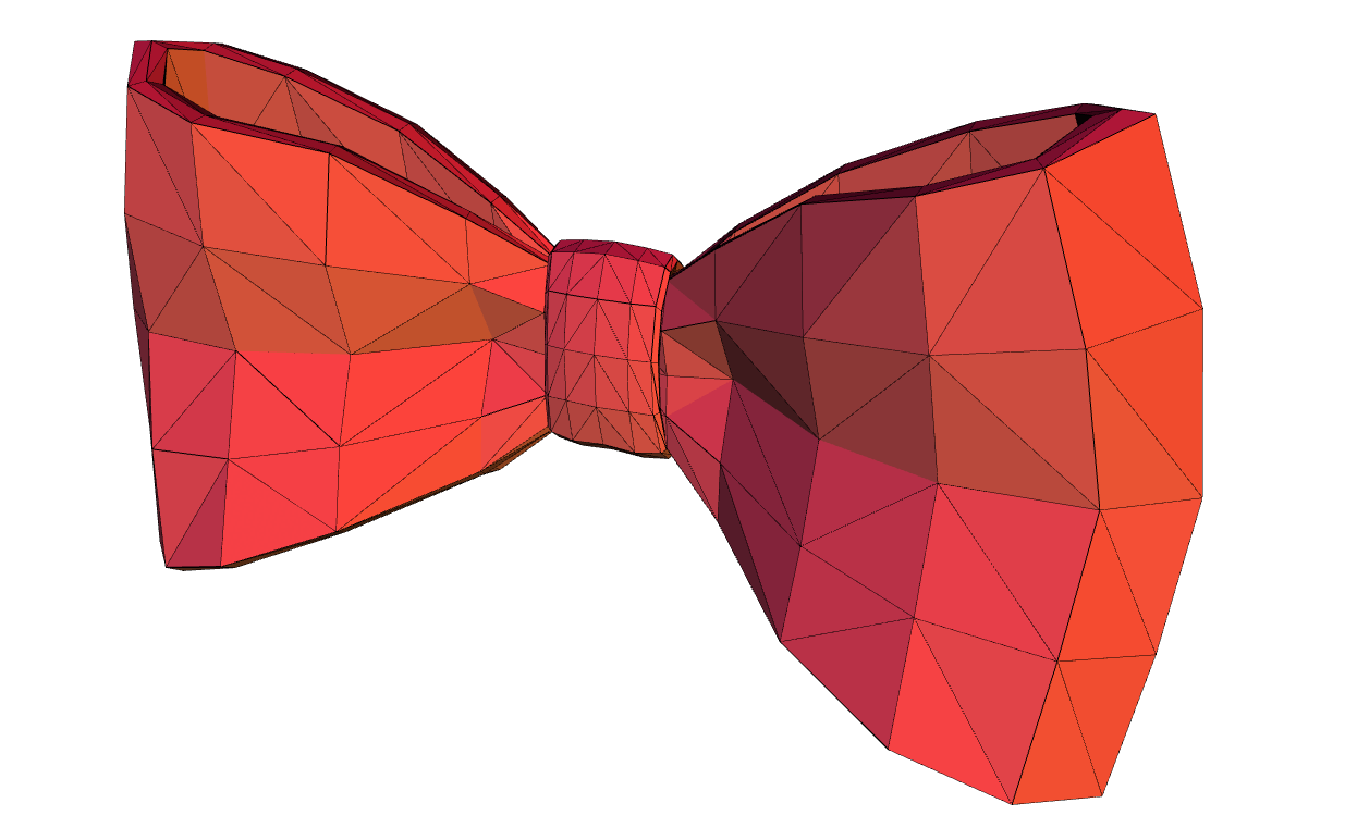 3D Model of a Bowtie For Drawing Reference