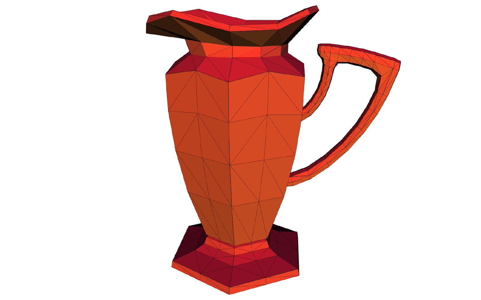 3D Model of a Milk Jug For Drawing Reference