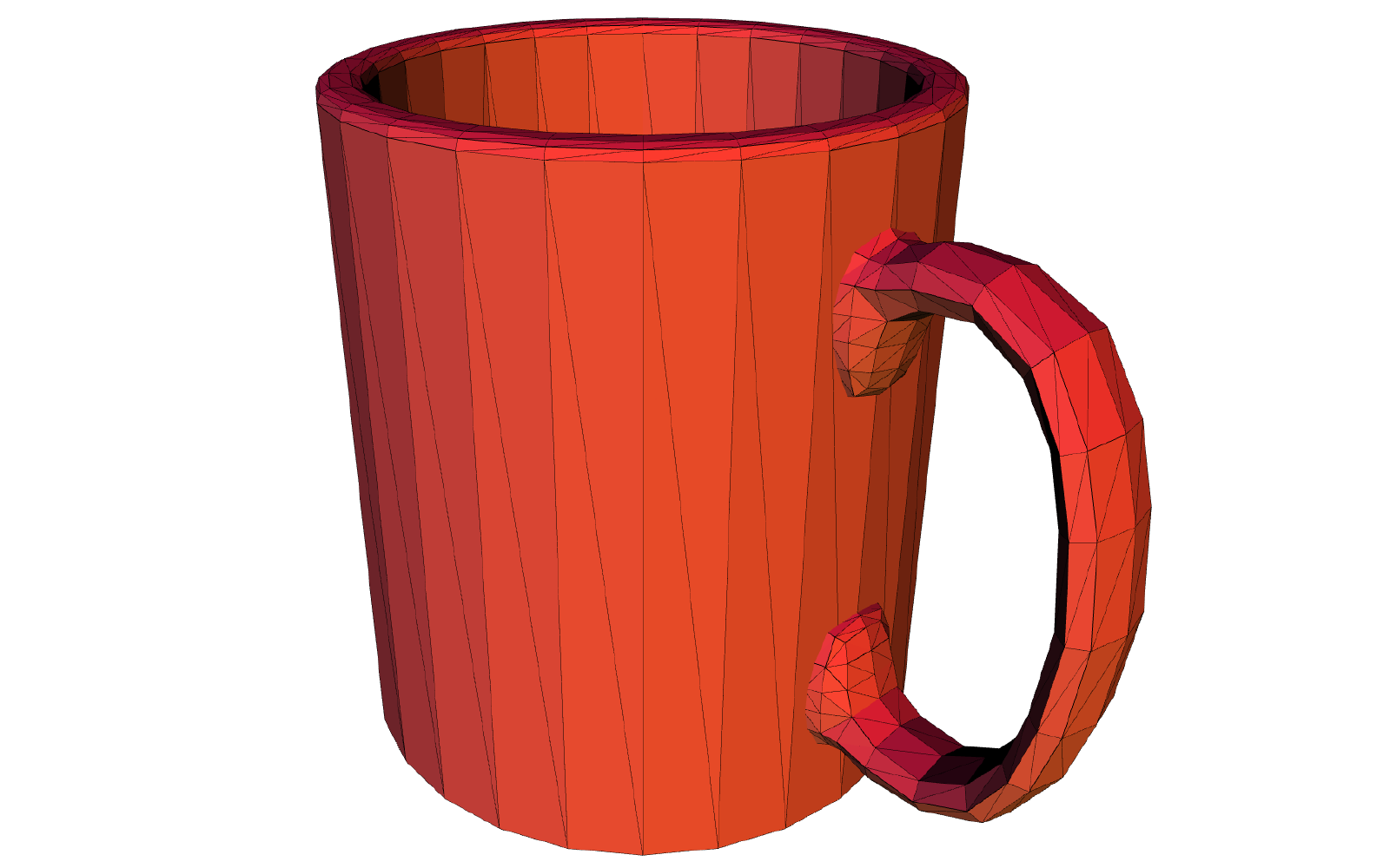 3D Model of a Mug For Drawing Reference