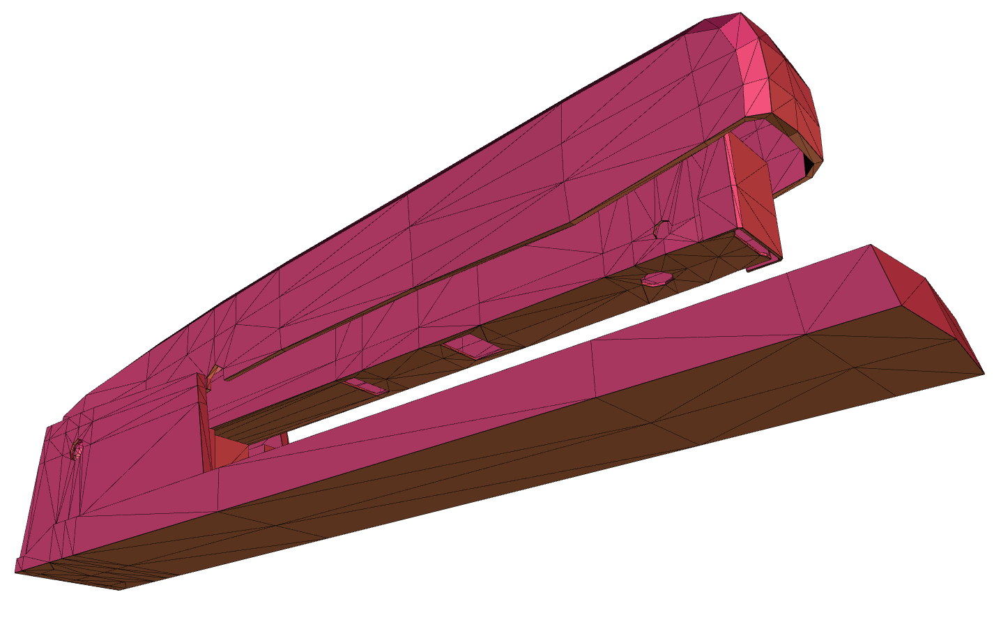 3D Model of a Stapler For Drawing Reference