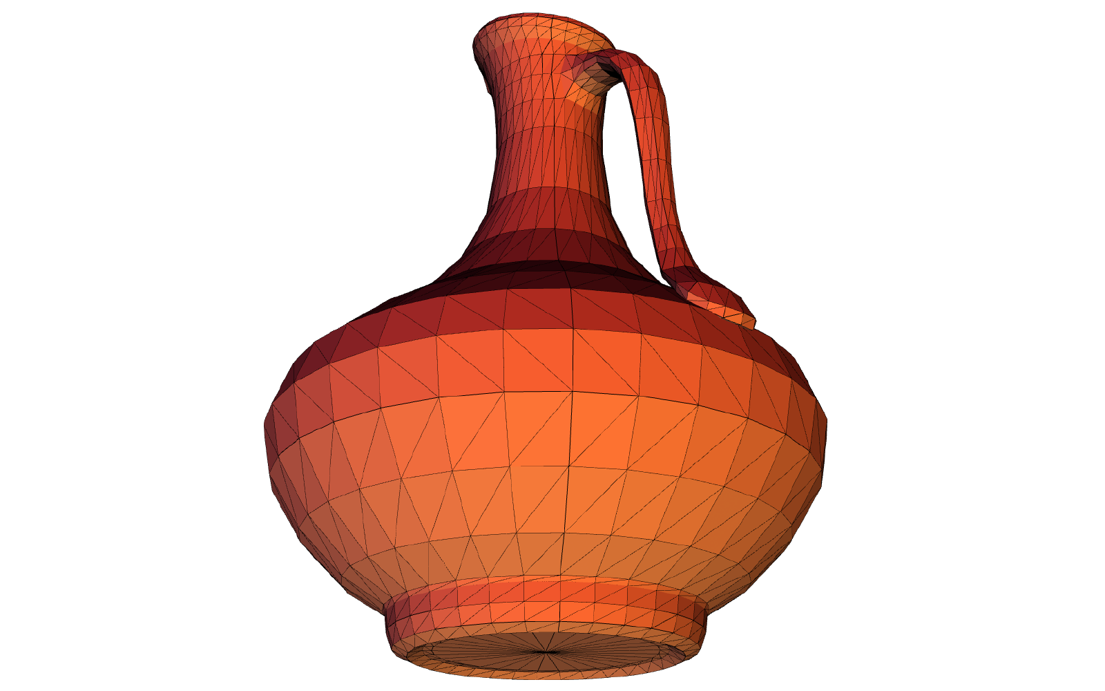 3D Model of a Wine Jug For Drawing Reference