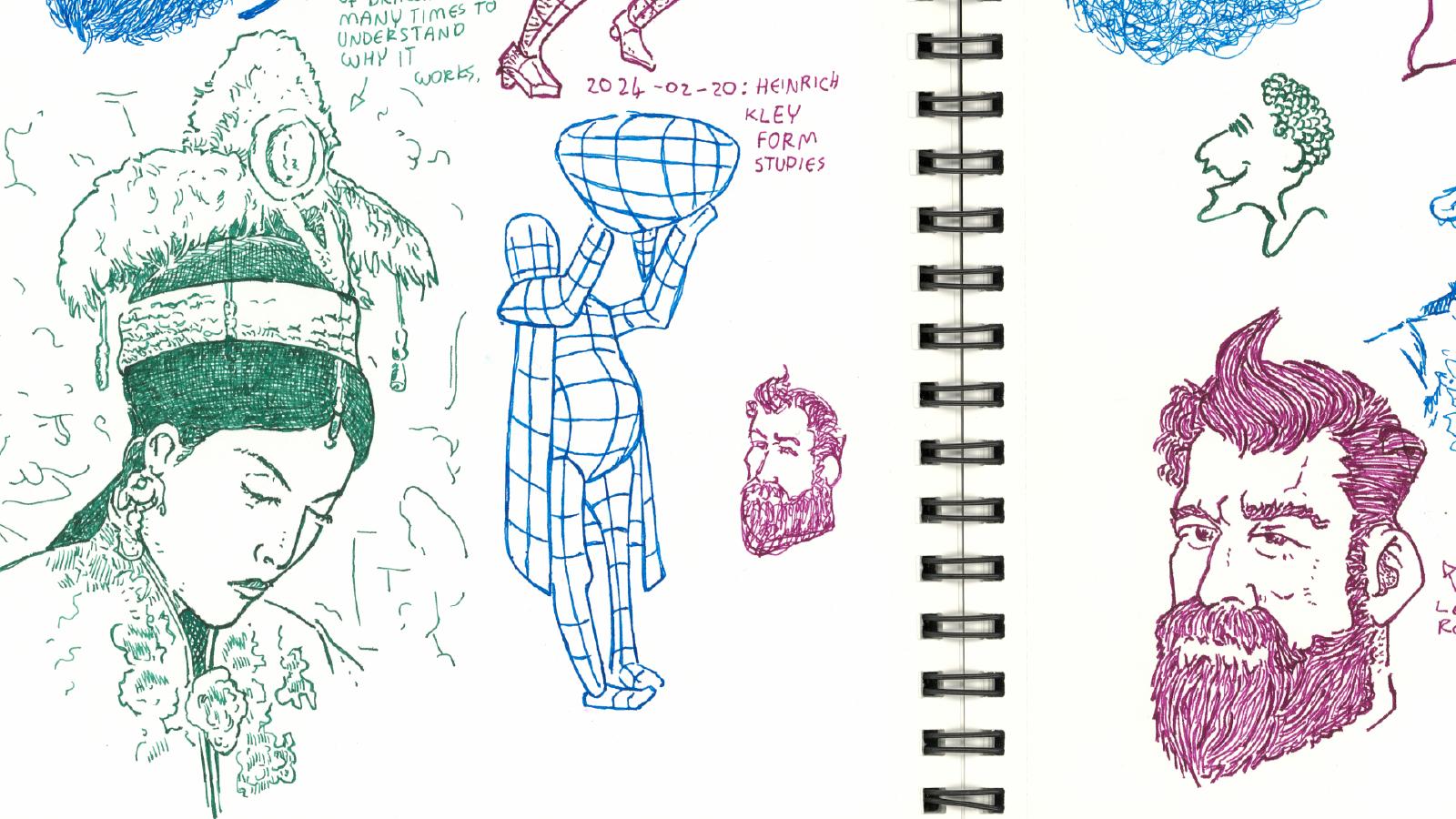 some of my sketchbook pages