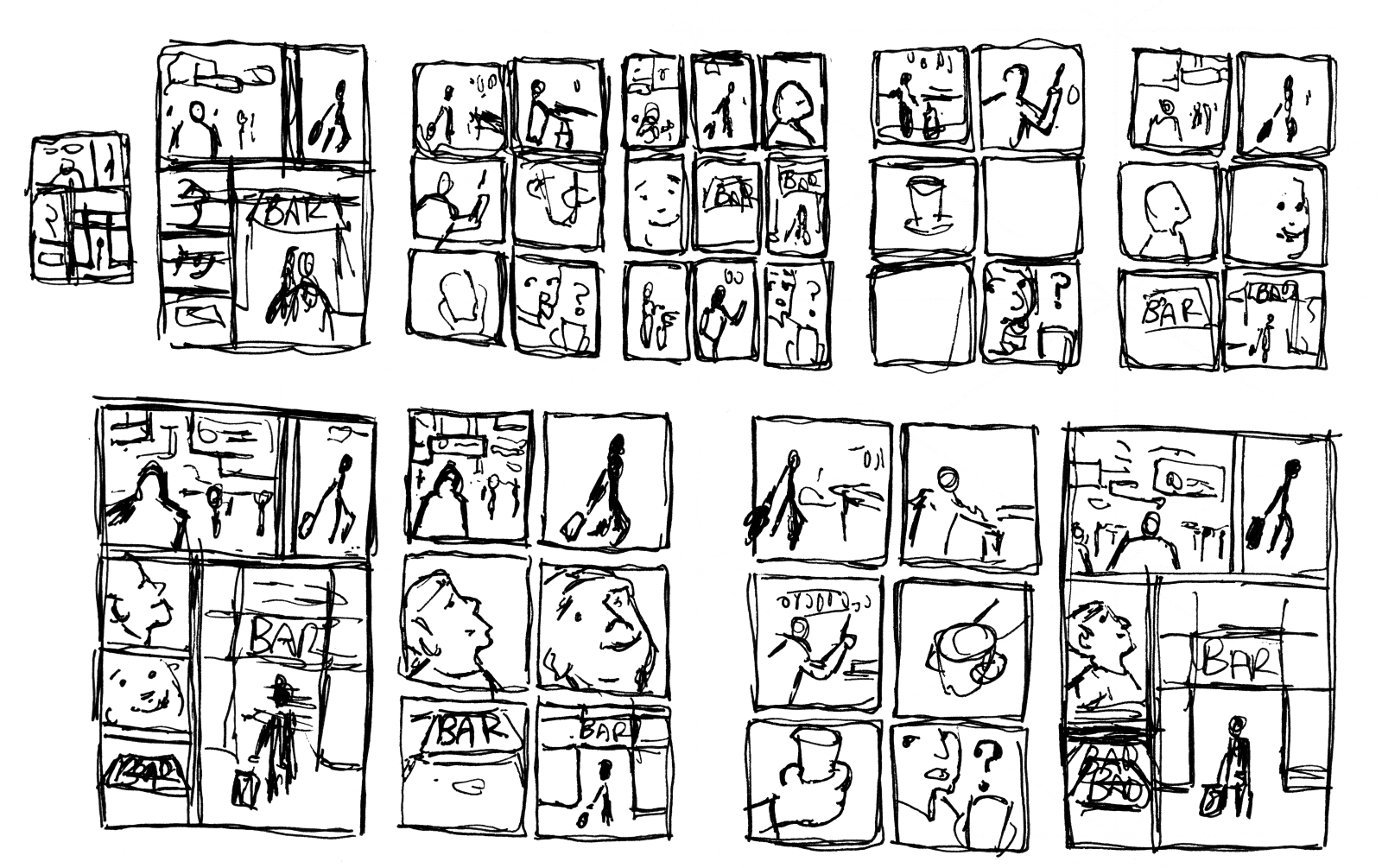 Some examples of thumbnails I did for this script